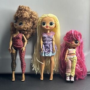 Set‎ Of 3 LOL DOLLS: Swag, Ferocious, Cherry
